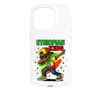 Carcasa para iPhone 15 Pro Estilo Rey etíope Dab con Colores Nacionales para niños y niños
