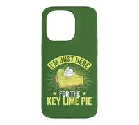 Carcasa para iPhone 15 Pro Estoy aquí para el Amante de la pastelería Vintage Key Lime Pie