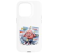 Carcasa para iPhone 15 Pro Estrés del Programador de Errores cerebrales Divertidos