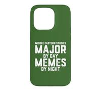 Carcasa para iPhone 15 Pro Estudios del Medio Oriente Major by Day Memes Noche Cercano Oriente