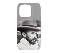 Carcasa para iPhone 15 Pro Ethiopian Emperor Young Haile Selassie Face Rasta