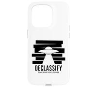 Carcasa para iPhone 15 Pro Extraterrestres Conspiración OVNI Desclasificar Alienígenas