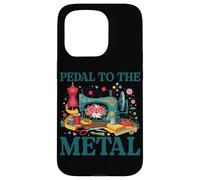 Carcasa para iPhone 15 Pro Fabric Addict Stitch Therapy Costura Hobby Quilt Maker Rotary