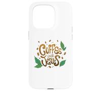 Carcasa para iPhone 15 Pro Faithful Coffee Devotion with My Savior