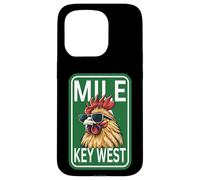 Carcasa para iPhone 15 Pro Familia de Fuentes Key West Florida Rooster Chicken Mile Zero Marker