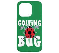 Carcasa para iPhone 15 Pro Family Golf Tour Golfing Bug Cita Divertida Ladybug Golfer