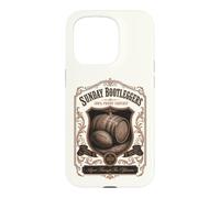 Carcasa para iPhone 15 Pro Fantasía Fútbol Domingo Bootleggers Whisky Etiqueta Estilo