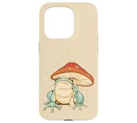 Carcasa para iPhone 15 Pro Farmcore Frog and Mushroom Umbrella Aesthetic Cottagecore
