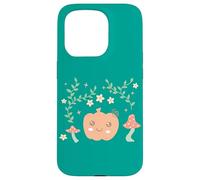 Carcasa para iPhone 15 Pro Farmcore Mushroom Cute Pastel Pumpkin Cottagecore Aesthetic