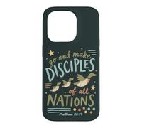 Carcasa para iPhone 15 Pro Fe Cristiana Mateo 28 19 IR a Hacer discípulos