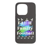 Carcasa para iPhone 15 Pro Fe, Familia, Fútbol, Diversión de otoño Ropa de Mujer Cristiana