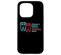 Carcasa para iPhone 15 Pro Febrero es el Mes Nacional de la Salud Dental Inf