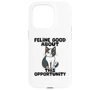 Carcasa para iPhone 15 Pro Felino Buen Amante de los Gatos Buscador de Empleo