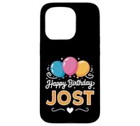 Carcasa para iPhone 15 Pro Feliz cumpleaños Jost
