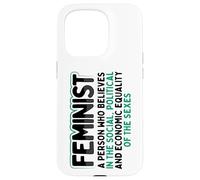 Carcasa para iPhone 15 Pro Feminista Social Política Igualdad Económica Sexos Feminismo