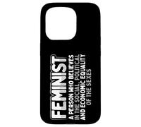 Carcasa para iPhone 15 Pro Feminista Social Política Igualdad Económica Sexos Feminismo