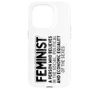 Carcasa para iPhone 15 Pro Feminista Social Política Igualdad Económica Sexos Feminismo