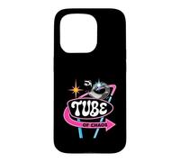 Carcasa para iPhone 15 Pro Ferret Tube of Chaos Retro Pet Owner Vintage Sign Design