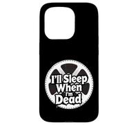 Carcasa para iPhone 15 Pro Filmmaker Editor Horror Movie I'Ll Sleep When I'm Dead