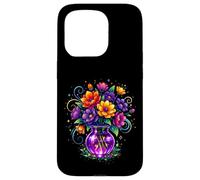 Carcasa para iPhone 15 Pro Flores místicas Beltane Bendiciones May Day Pagan Witchy