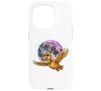 Carcasa para iPhone 15 Pro Flying Duck Moon Night Bird Cute Duck Graphics