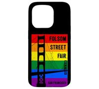 Carcasa para iPhone 15 Pro Folsom Street Fair Festival Puente Golden Gate de San Francisco