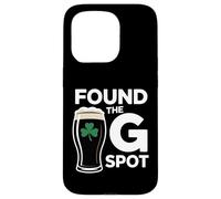 Carcasa para iPhone 15 Pro Found The G Spot Funny St Patricks Day