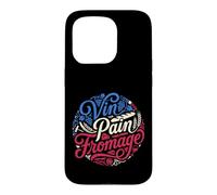 Carcasa para iPhone 15 Pro Francés Vin Dolor Fromage Bastille Day Culture