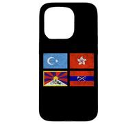 Carcasa para iPhone 15 Pro Free Tibet UYGHURS Hong Kong Inner Mongolia China Flag