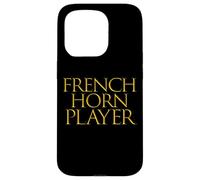 Carcasa para iPhone 15 Pro French Horn Player Wind Brass Music Instrument - French Horn