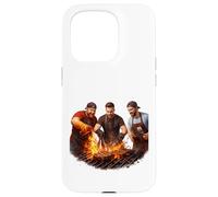 Carcasa para iPhone 15 Pro Friends Fire Grill Brotherhood Cocinando Juntos