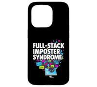 Carcasa para iPhone 15 Pro Full-Stack Imposter Syndrome Funny Developer Coding