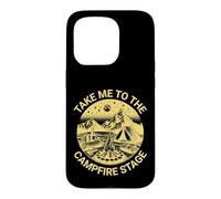 Carcasa para iPhone 15 Pro Fun Folk Music Camping Trip Take Me To The Campfire Stage