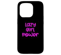 Carcasa para iPhone 15 Pro Fun Lazy Girl Power Job Design