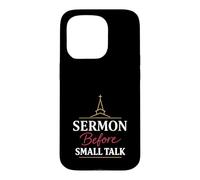 Carcasa para iPhone 15 Pro Funny Church Sunday Sermón Humor Cristiano Domingo Estado de ánimo