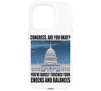 Carcasa para iPhone 15 Pro Funny Congress US Capitol Politics Joke Washington DC Humor