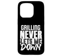 Carcasa para iPhone 15 Pro Funny Grill Grilling Master Barbacoa de Patio Trasero