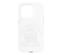 Carcasa para iPhone 15 Pro Funny Grilling Dad Salchichas Griller Humor Grunge Skull