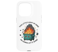 Carcasa para iPhone 15 Pro Funny Mental Health Emotional Dumpster Fire