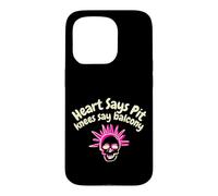 Carcasa para iPhone 15 Pro Funny Millennial Heart Says Pit Knees Say Balcony Meme