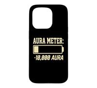 Carcasa para iPhone 15 Pro Funny Negative Aura Points Farming Aura Meter Minus 10,000