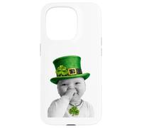 Carcasa para iPhone 15 Pro Funny Niche Baby Gen z Meme Giggling AI Laughing St. Patrick