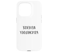 Carcasa para iPhone 15 Pro Funny Psychology - Psicología inversa Psicólogo Estudiante