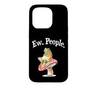 Carcasa para iPhone 15 Pro Funny Womens Cottagecore Art EW People Antisocial Frog Lover