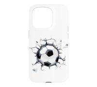 Carcasa para iPhone 15 Pro Fútbol Amor Futbolista Europeo Funny Ball Burst Goal