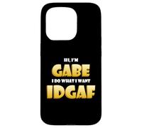 Carcasa para iPhone 15 Pro Gabe Costume Idgaf Funny Meme Halloween Costume For Gabes