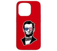 Carcasa para iPhone 15 Pro Gafas de Sol Abraham Lincoln USA
