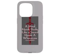 Carcasa para iPhone 15 Pro Game of Thrones The Mind Needs a Book
