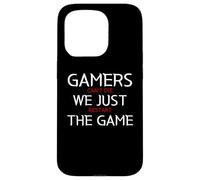 Carcasa para iPhone 15 Pro Gamers Can't Die We Just Restart The Game Funny Gaming Meme