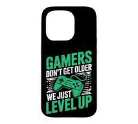 Carcasa para iPhone 15 Pro Gamers Don't Get Older We Just Level Up Funny Gamer Retro